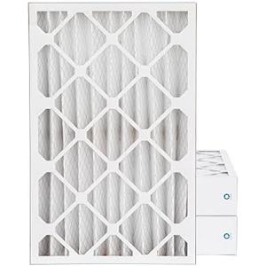 Pamlico Air 16x25x4 MERV 11, MPR 1000 Pleated AC Furnace 4'' Air Filters by Pamlico. 2 Pack. Exact Size: 15-1/2 x 24-1/2 x 3-3/4, White
