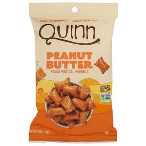 Quinn Snacks Peanut Butter Filled Pretzels, 7 Oz (EXP 08/29/26)