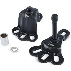 Koopool Motor Tech Universal Front Wheel Hub Puller Set for 3-3/4 to 4-1/2 Inch IDs, Rear Axle Puller Kit for 4-1/2 to 5-1/2 Inch IDs, Flange Type Axle Remover Tool with 5/8 inch x 18 Forcing Bolt