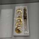 Candlestick Holders,Taper Candle Holder for Candlesticks Gold Brass Vintage Candle Stick Candle Holders Candelabra Candle Holder for Fireplace Party Dining Home (2sets)