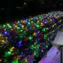 iBaycon 4ft  6ft Solar Net Mesh Lights, Solar Powered Christmas Net Light Outdoor Waterproof, 8 Modes Bush Netting Lights for Xmas Trees, Party, Garden, Outdoor Decorations (Multicolor, 2PACK)