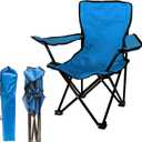 Pacific Play Tents Kids Folding Chair, 100 lbs. Weight Capacity - Sapphire Blue, 14" L X 14" W X 23.5" H