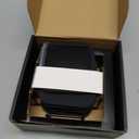 Lexenic Absorbent Felt and Cup Coasters with Holder,6Pack,Black