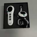 2-in-1 Dog Shock Collar & Dog Bark Collar - Smart Anti Barking Dog Training Collar with 5 Adjustable Sensitivity & 3300FT Remote for All Breeds IP67 Waterproof Rechargeable E-Collar (White)