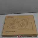 AIMIUZI Laptop Cooling Pad, Gaming Laptop Cooler with 5 Quiet Fans for 12-15.6 Inch, Laptop Cooling Stand with 5 Height Adjustable, 2 USB Ports, Phone Stand