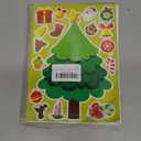 42 Sheets Christmas Party Favors Stickers, Christmas Crafts Make Your Own Sticker, Gifts for Classroom Student Stocking Stuffers Goodie Bag Activities Game Holiday Sticker for Kids