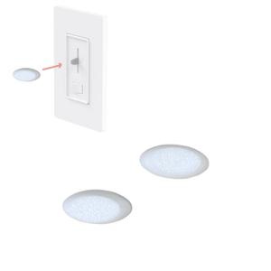 2PCS Replacement Dimmer Knob Compatible with Lutron Skylark Switch Controls