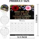 3 x Fuck It Again - 2026 Calendar for Women Whove Had Enough, 8.67"x11.2" 2026 Large Wall Calendar, with Stress & Emotion-Release Monthly Quotes, Speak Stop to Your Soul, for Burnout Women for Anti-Hustle Gen Z-er (B)