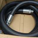 1 Inch x 13 Foot Neoprene Diesel Fuel Transfer Hose NPT Male Ends, Replacement for Electric Fuel Pumps, Gasoline Dispenser & Farm Oil Transfer