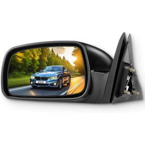 SCITOO Door Mirrors, fit for Toyota Exterior Accessories Mirrors fit 2007-2011 for Toyota Camry with Power Controlling Non-telesccoping Non-Folding Features (Driver Side)