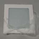 HALO 10P Recessed Ceiling Light Square Trim with Glass Albalite Lens, White,9.5" L x 1.2" W x 9.3" H