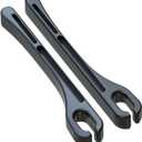 Car Seat Gap PU Filler Set of 2Stop Things from DroppingFiller with Organizer & Hook Function,Fill The Gap Between Seat & Console (Black)