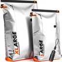 VacEase Ultra 10 Pack Large Capacity Vacuum Storage Bags with USB & Battery 2-in-1 Rechargeable Air Pump, Space Saver Seal Bags for Home Organization, Bedding, Comforters, Blankets and Clothing