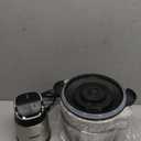 Ganiza Food Processor, 2-Speed Food Chopper Meat Grinder with 8 Cup Stainless Steel & 8 Cup Glass Bowls, Upgraded Button & Smart Overheat Protection Light - Includes Clean Brush, 2 Sets of Blades (Silver)