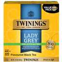 Twinings Decaffeinated Lady Grey Black Tea Individually Wrapped Bags, 100 Count (Pack of 1), Orange Peel & Lemon Peel, Fresh and Uplifting, Caffeinated, Enjoy Hot or Iced, 100 Teabags | Decaf Blk Tea, a Hint of Bergamot, Orange & Lemon Peel, Citrusy, 100 Foil Lined Individually Wrapped Bags, Hot or Iced (EXP 10/18/28)