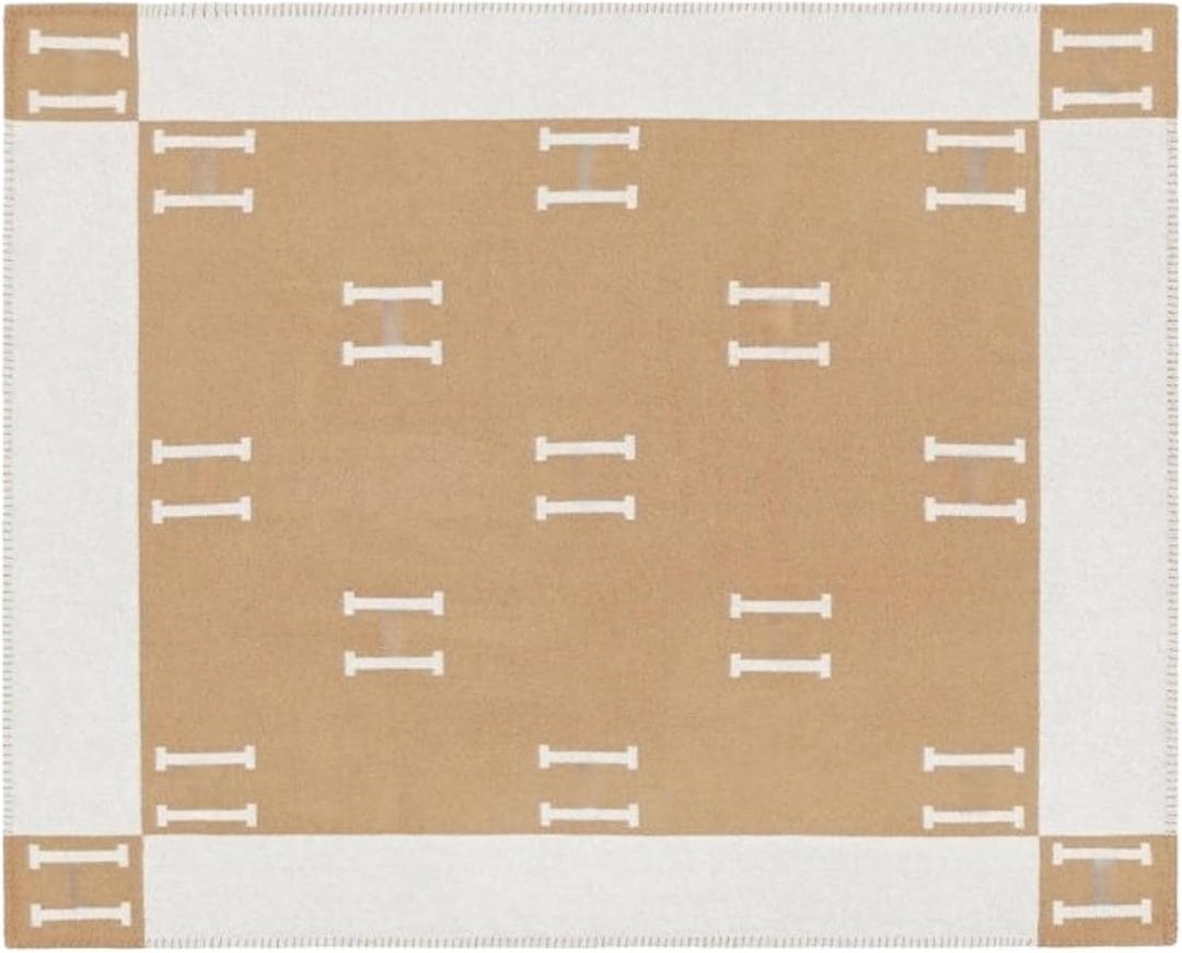 Fcteap h Blanket Soft Throw Blanket Faux Fleece Cashmere Plaid Warm Shawl Thick Knitted Plush Cozy Comfy for Women Throw Blanket for Sofa Couch Bed Queen King Size 55x66 in (Khaki-2)