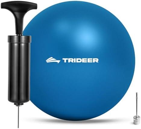 Trideer Pilates Ball - 7-8 inch with Pump, Small Core Ball for Yoga, Barre, Physical Therapy
