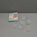 Welnove 12-Pack Gel Toe Separators  Bunion Pads  Toe Spacers for Straightening Overlapping Toes for Men and Women - Transparent