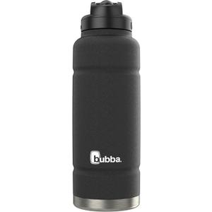 Bubba Trailblazer Insulated Stainless Steel Water Bottle with Straw Lid, 40oz, Licorice Powder Coat