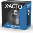 X-ACTO Teacher Pro Electric Pencil Sharpener, Heavy Duty, Black, 1 Count - School, Classroom Essentials