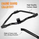 Oumurs 1-1/4" Highway Engine Guard Crash Bar Protect Compatible with Harley Sportster 883 1200 Iron XL XR 48 72 2004-2021 for Softail Seventy Two Forty Eight Heavy Duty Upper Support Mustache