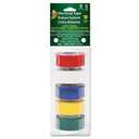 Duck 280303 Electrical Tape 3/4-Inch x 12 ft 1-Inch Core Assorted 4/Pack