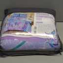 URBONUR 6Pcs Gradient Mermaid Bedding Set Twin Size Colorful Scales Light Blue Purple Comforter with Sheet Set Lightweight Kids Girls Bed in a Bag