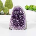 Crocon Amethyst Cluster Powerful deep Purple Crystals (1.4 lb to 1.7 lb) raw Rock geode Healing Reiki Decoration Home Office Large Clusters Perfect for Spiritual Polished Quartz Gift Decor