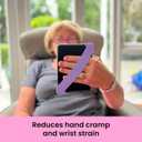 Strapsicle Hand Strap for Kindle Accessories Comfy Silicone Grip Alternative to Case or Cover Fits Basic 11th/12th Gen & 2022 Kobo NIA - Small - Caramel