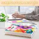 Planner 2026-2027, Large 18 Months Academic Daily Weekly Monthly Planner Yearly Agenda Jan. 2026June. 2027, 7.9" x 9.8", Page Tabs, Separator Page, Pocket Folder, Bookmark, Stickers, Sticky Note Set