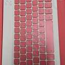 ABSONE for iPad A16 11th 10th Generation Case with Keyboard, 7 Colors Backlit Detachable Wireless Folio Keyboard Cover with Pencil Holder for iPad A16 11 inch Gen 2025 10th Gen 10.9 Inch 2022 Pink