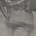 Amazing Abby - Bubbly - Plastic Pitcher (64 oz, 2 Quart), Clear Water Pitcher with Lid, Fridge Jug, BPA-Free, Shatter-Proof, Great for Iced Tea, Sangria, Lemonade, Juice, Milk, and More