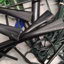 Upgraded 4-Pack Solar Christmas Garden Stake Lights, Decorative Xmas Tree Solar Christmas Yard Stake Outdoor Waterproof Pathway Lights for Garden Patio Yard Decorations