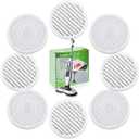 8 Pack Steam Mop Replacement Pads for Shark S8001 S7001 S7201 S7000AMZ S8201 Steam and Scrub Mop Pads Repeatedly Washed for All Floors Cleaning