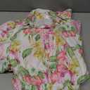 Sissyaki Women's Floral Maxi Dress 2026 Summer Spring Wedding Guest Dress Button Down Shirt Dress Pink Hydrangea Print M
