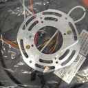 Outdoor Motion Sensor Flush Mount LED Light, 12" Dusk to Dawn Porch Modern Black Exterior Light, Ceiling Light Fixture for Farmhouse Garage Entry