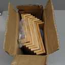 Mulush Bamboo Spice Rack Tray - Spice Drawer Organizer for Kitchen Cabinets Storage and Organization (Jars Not Included, 8 Individual Pieces, Not Expandable)