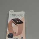 Fitbit Versa 2 Smartwatch Bundle with Small and Large Bands - Petal