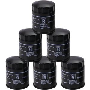 15208AA21A Engine Oil Filter Compatible with 2011-2025 Subaru Outback Legacy Impreza Forester XV Crosstrek Ascent Replace# 15208AA160 15208AA20A (6 Pack)