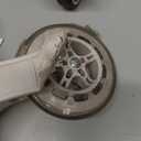 Collapsible Rolling Crate for Stair Climbing : Rolling Cart for Shopping Teacher Laundry (Milky White)