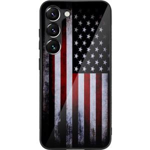 Tnarru Compatible with Samsung Galaxy S23+ Case American Flag Pattern Hard PC Back and Soft TPU Sides Scratchproof Shockproof Protective Case for Samsung Galaxy S23 Plus Tnarru Compatible with Samsung Galaxy S23+ Case American Flag Pattern Hard PC Back and Soft TPU Sides Scratchproof Shockproof Protective Case for Samsung Galaxy S23 Plus
