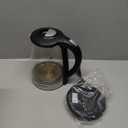 TOPWIT Electric Kettle Glass Hot Water Kettle, 2.0L Water Warmer, BPA-Free Stainless Steel Lid & Bottom, Tea Kettle with Fast Heating, Auto Shut-Off & Boil Dry Protection (2.1 Quarts)