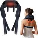 Neck Massager with Heat, Deep Tissue 4D Expert Kneading Massager, Shiatsu Neck and Shoulder Massage Pillow for Trapezius, Back and Leg Pain Relief, FSA/HSA Eligible, Gifts for Mom Dad