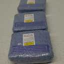 Matthew Cleaning Heavy Duty Mop Head Commercial Replacement for General and Floor Cleaning , Wet Industrial Blue Cotton Looped End String Head Refill (Pack of 3) Blue