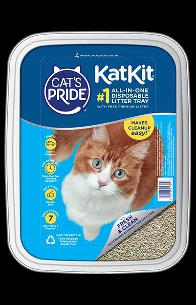 Cat's Pride, Disposable Litter Pan, Includes Pan & Litter All In One (1 Pack)