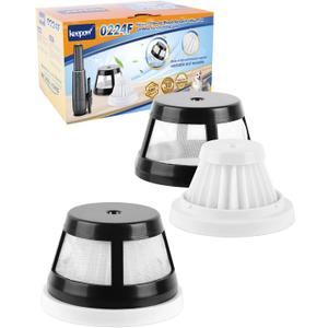 KEEPOW Replacement Vacuum Filter Compatible with BISSELL AeroSlim Cordless Handheld Vacuum 29869, 29861, 29867, 29868, 2986, Part# 1624405, 2 Pack