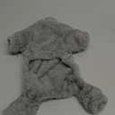 Fuzzy Pajamas Turtleneck Dog Clothes Warm Soft Cozy Lightweight Dog Pjs Sweaters for Small Dogs (Grey-XS)