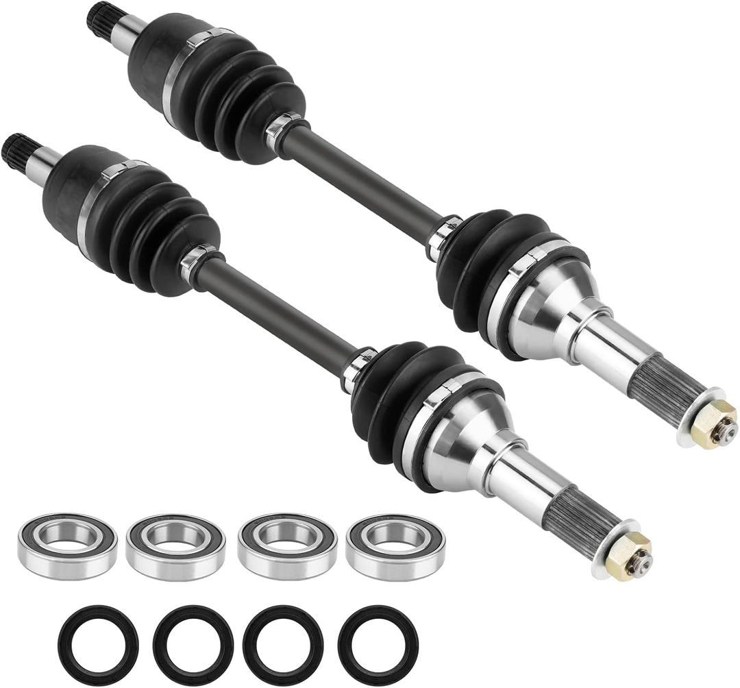 CV Axle & Wheel Bearing Front Left/Right Assembly for Yamaha Grizzly 350 (without IRS) 2007-2011, Grizzly 400 2007 2008, Kodiak 400 2003-2006, Wolverine 450 2006-2010