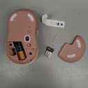 Logitech Wireless Mouse Signature M650- Small Hands, 2-Year Battery, Silent Clicks, Customizable Buttons, Bluetooth, PC/Mac/Chromebook - Rose, Right-Handed, Small-Medium