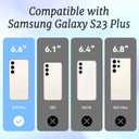 for Samsung Galaxy S25+ Case, Citrus Travel Collage Pattern, Y2K Slim TPU Compatible with MagSafe & Military-Grade Drop Protection & Camera Protection for Women Girls